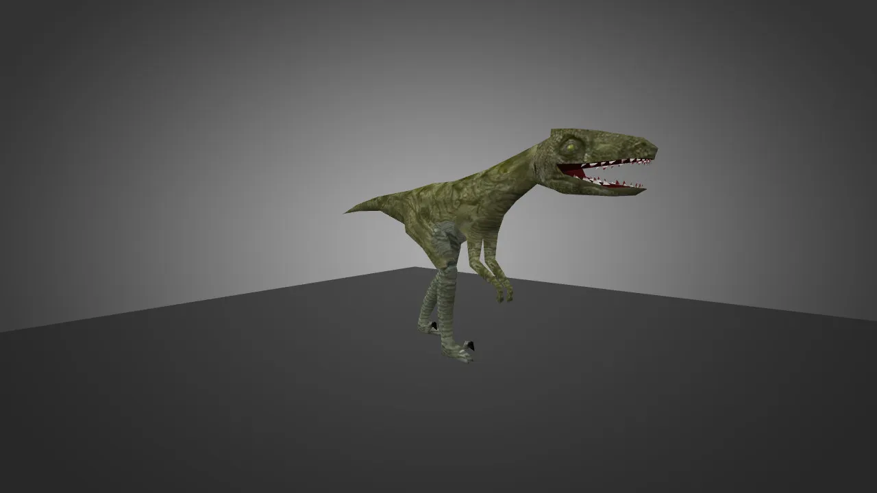 Скачать Модель «Velociraptor» для CS 1.6 - Уникальная Курица в Игра - Скриншот