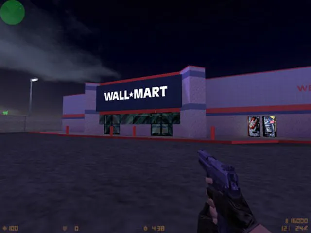 Скачать Карта «de_wallmart» для CS 1.6: тактика и оптимизация - Скриншот
