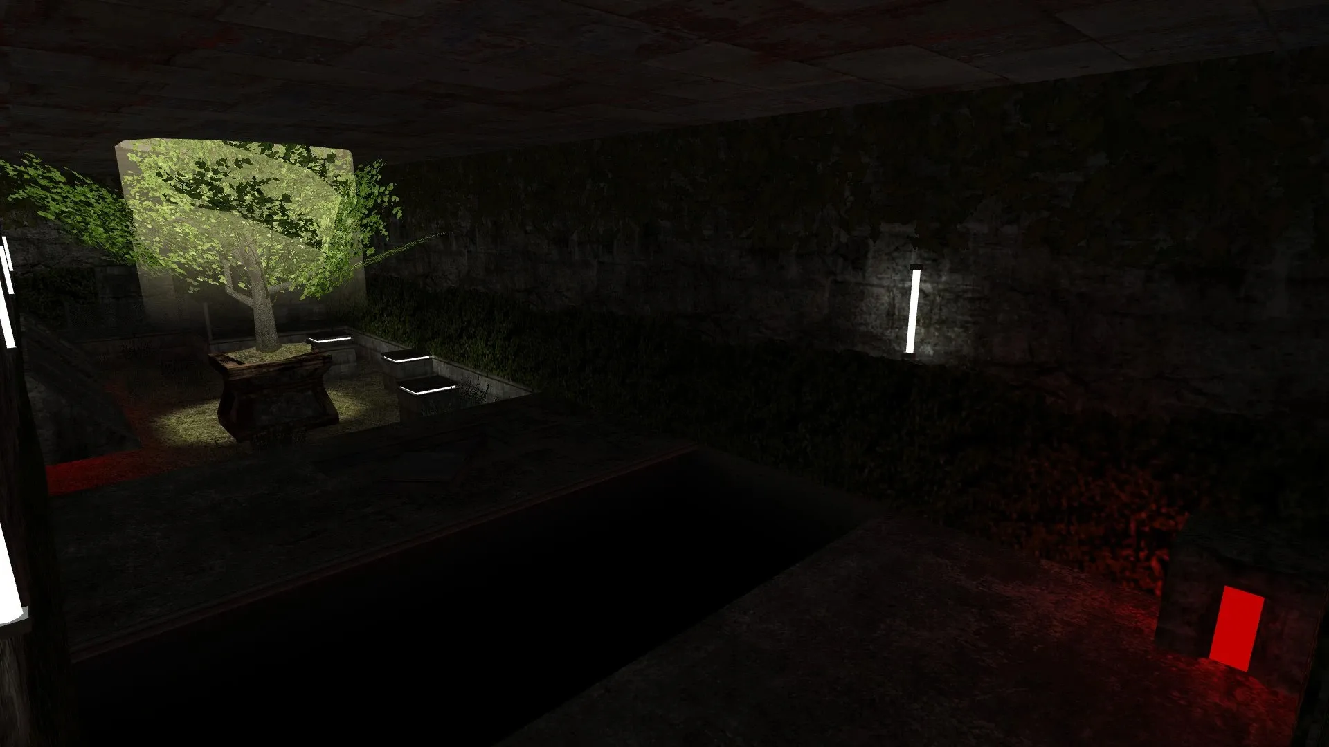 Скачать deathrun_clr_abandoned для CS 1.6: карта Deathrun, точки, маршруты, .nav для ботов и оптимизация - Скриншот