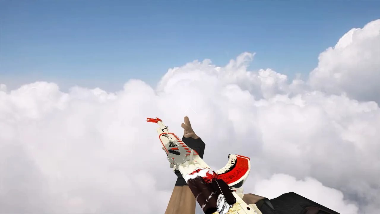 Скачать Модель «AK-47 Samurai» v_ / p_ / w_ для CS 1.6: звуки, анимация осмотра, норм текстуры - Скриншот