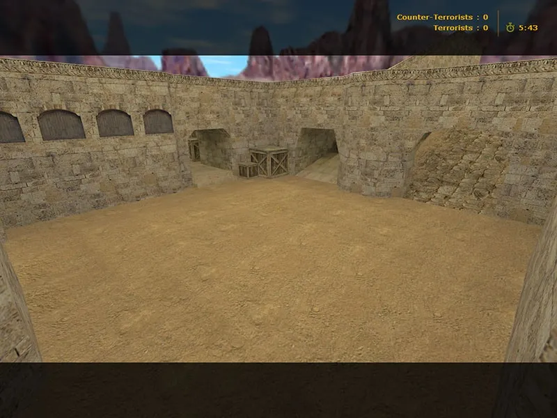 Скачать Карта de_dustarea34 для CS 1.6: точки, спавны, .nav для ботов и оптимизация wpoly/epoly - Скриншот